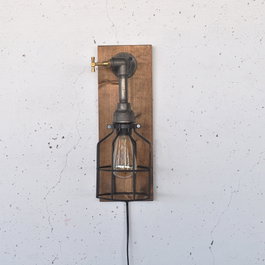 Opviq Lámpara de pared de madera maciza Pp167